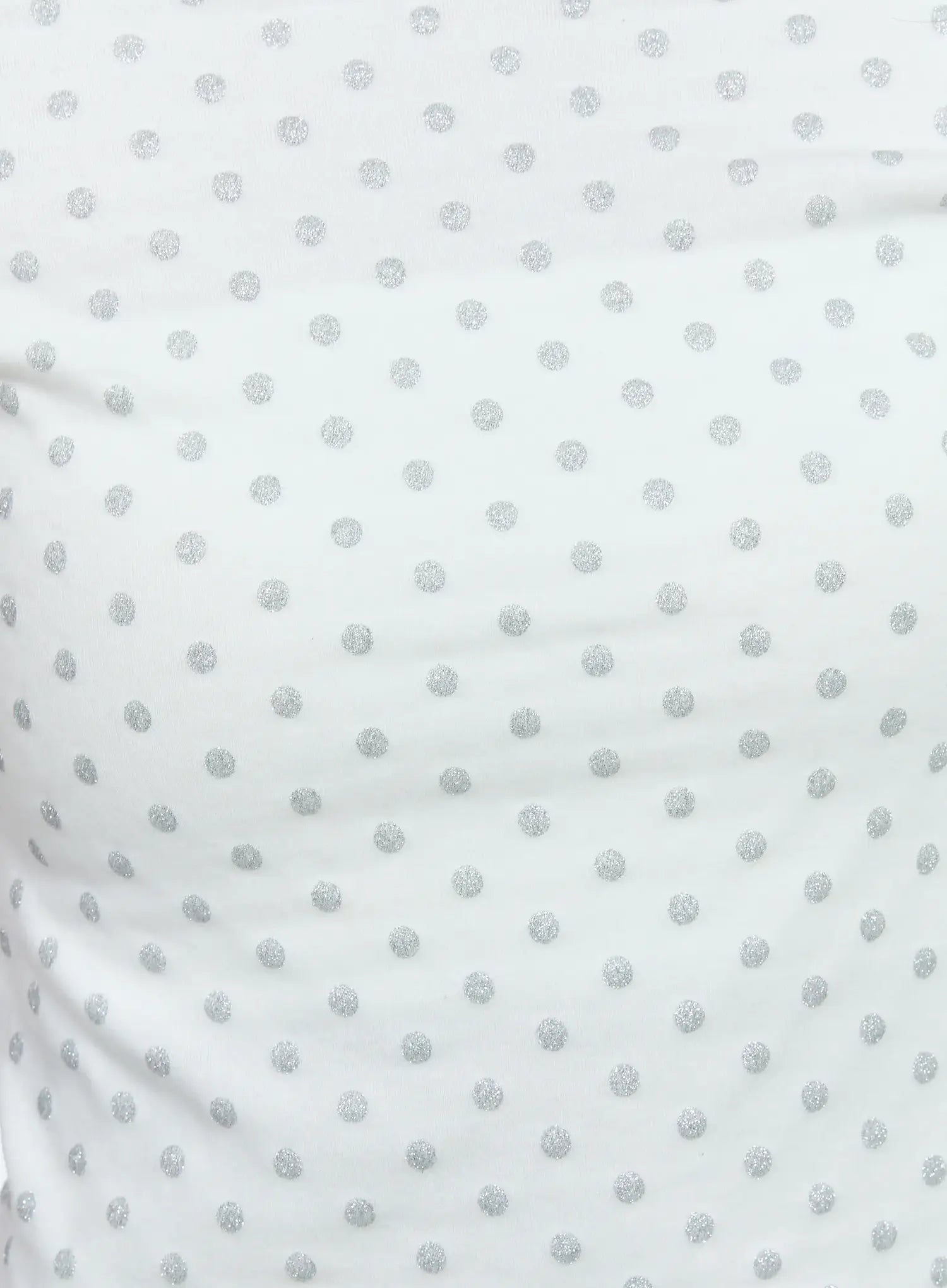 Polka-Dot Off-Shoulder Tee CG511