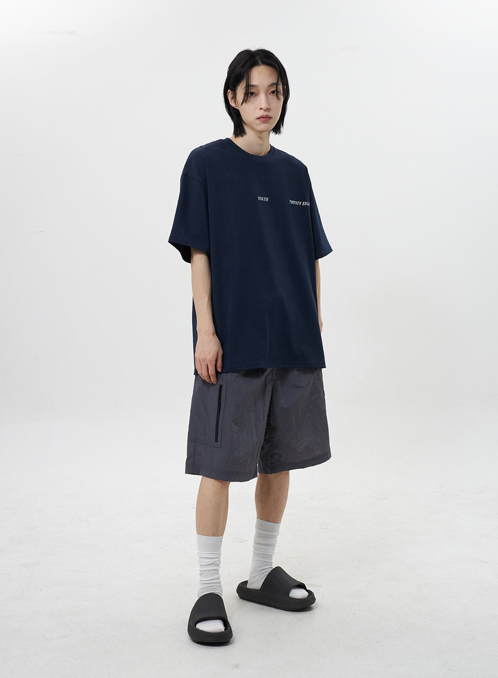 Nylon Bermuda Pants Unisex CY322