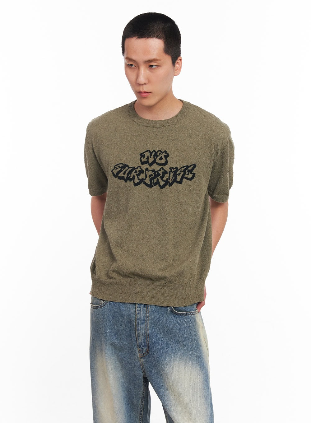 Men's Graphic Knit Tee IU512