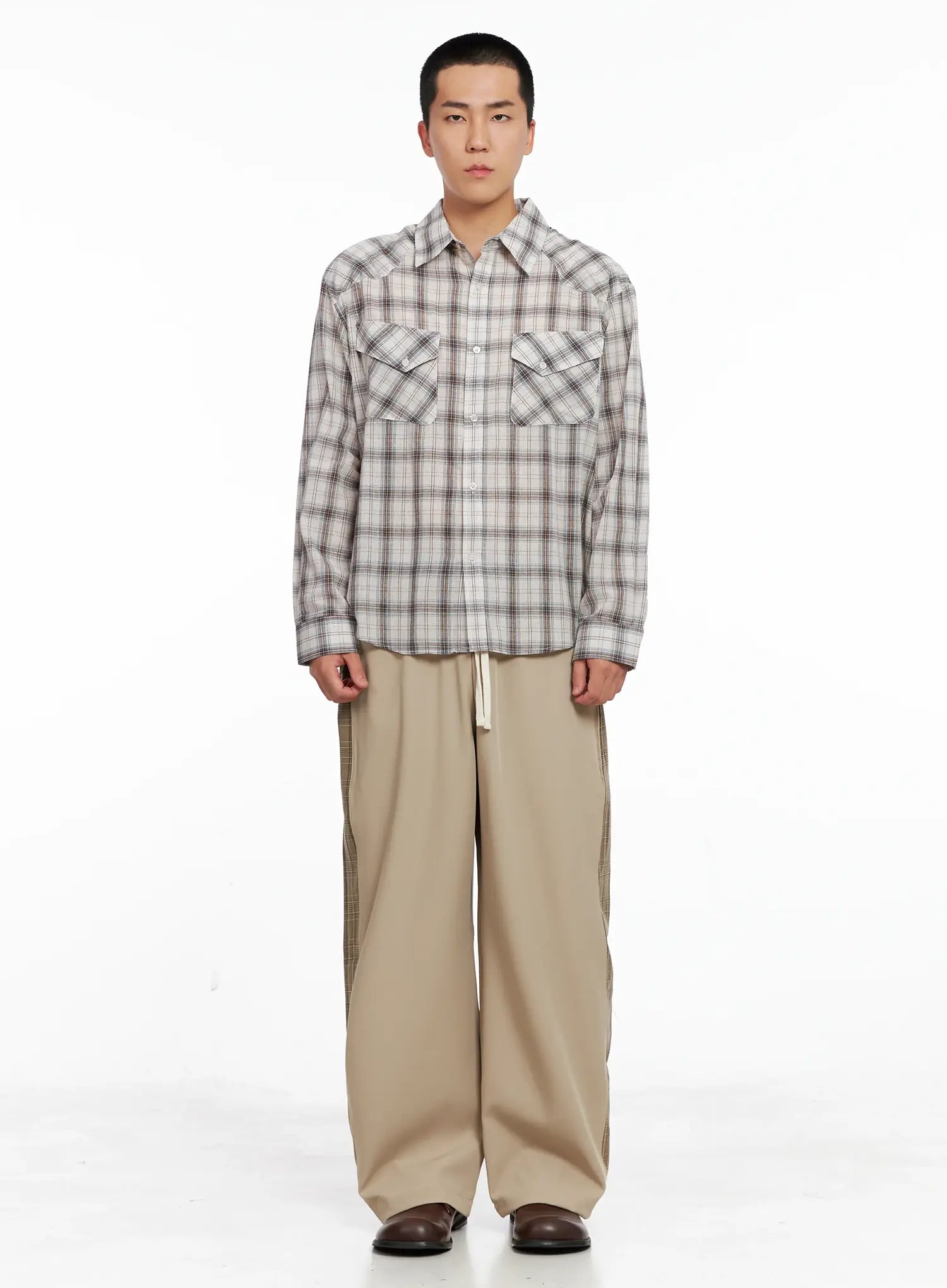 Men's Plaid Shirt IG529