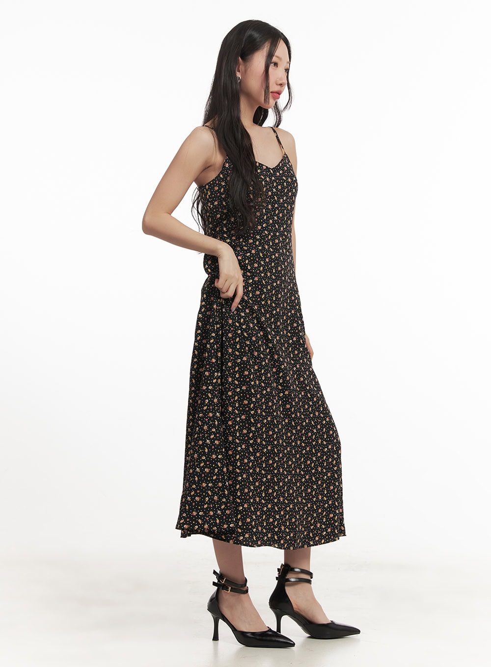 Sweetheart Floral Cami Maxi Dress CF520