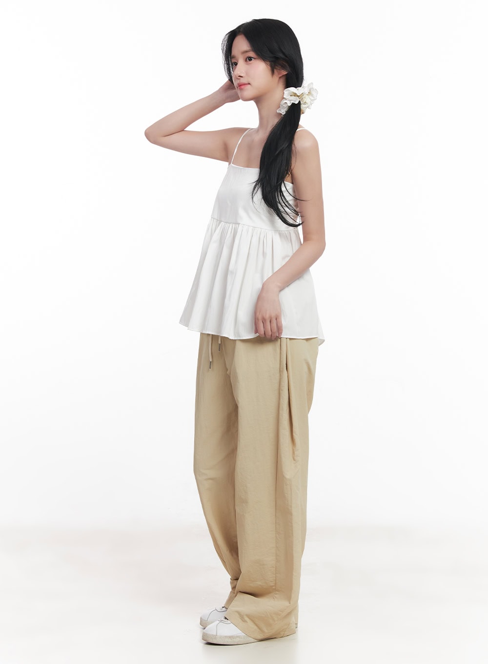 Ribbon Flare Cami Top CY523