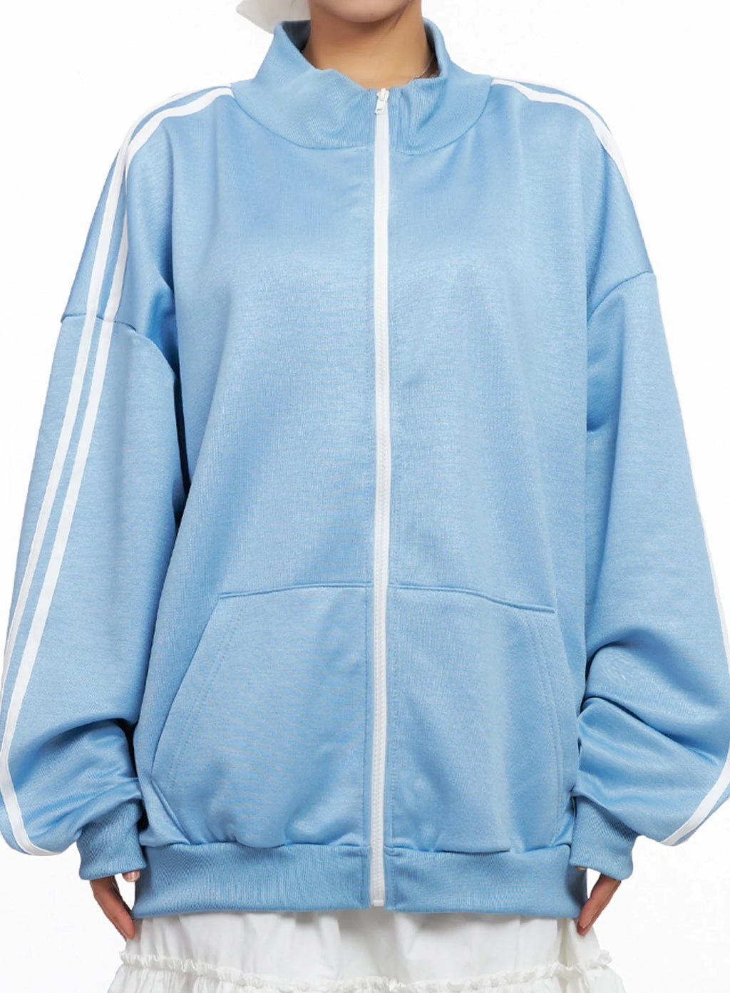 Oversized Track Zip-Up Jersey IG527