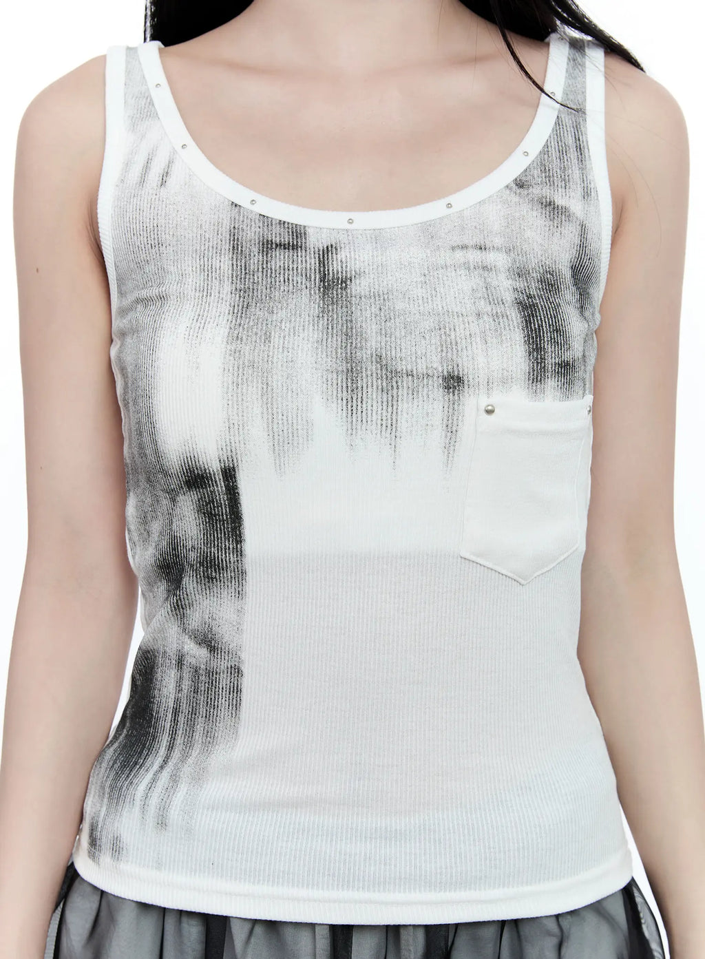 Gradient Ribbed Tank Top CG507