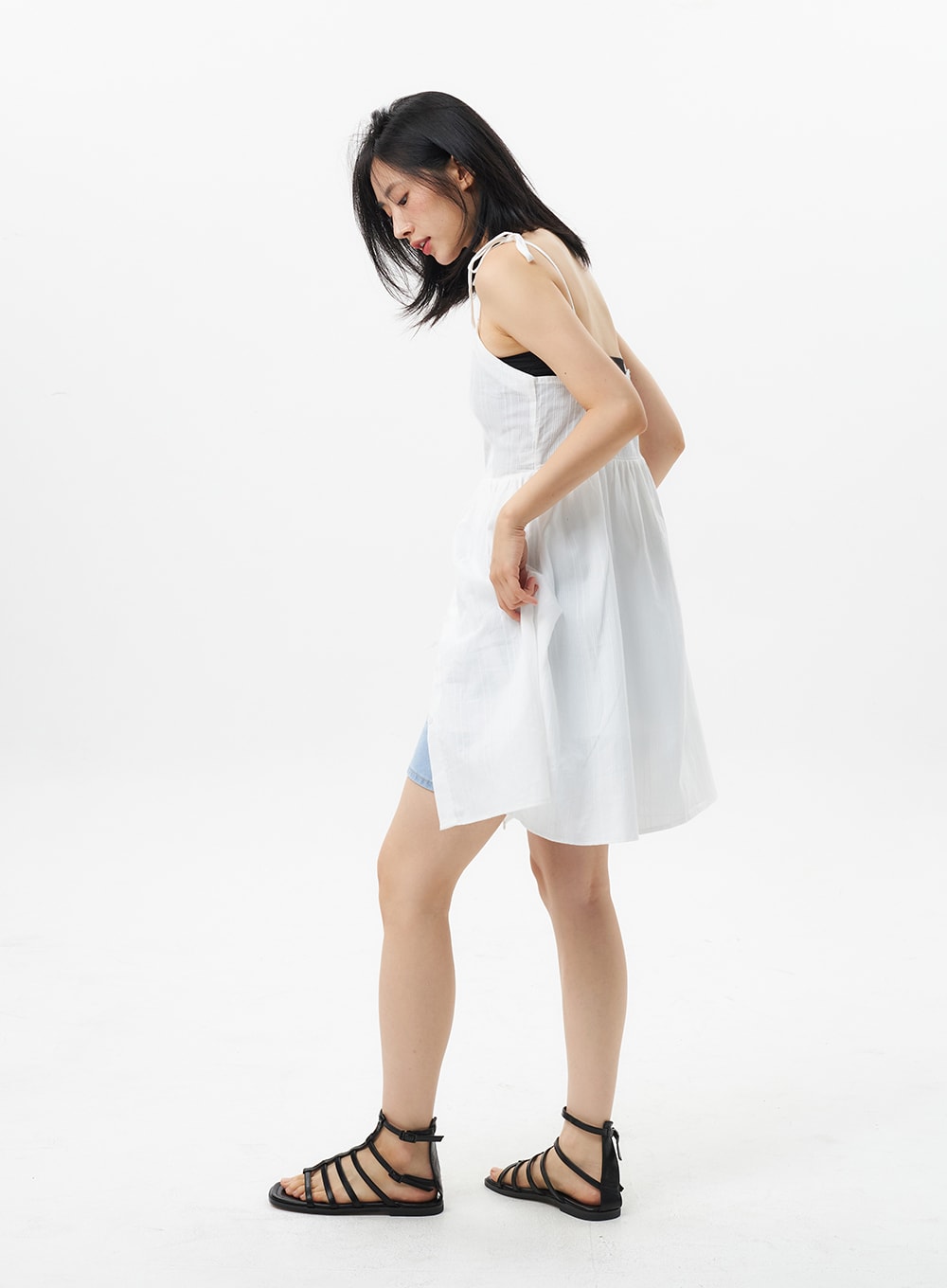 Button Mini Dress OL305