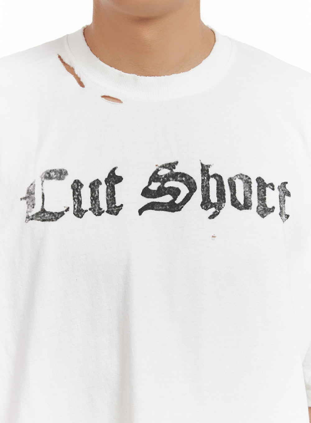 Men's Oversized Lettering T-Shirt IL404