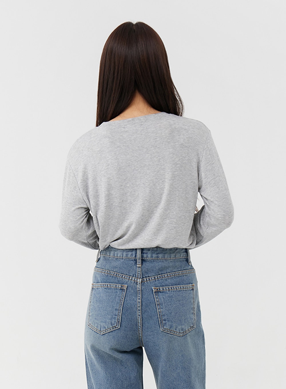 Daily Round Neck Long Sleeve T-Shirt IG24