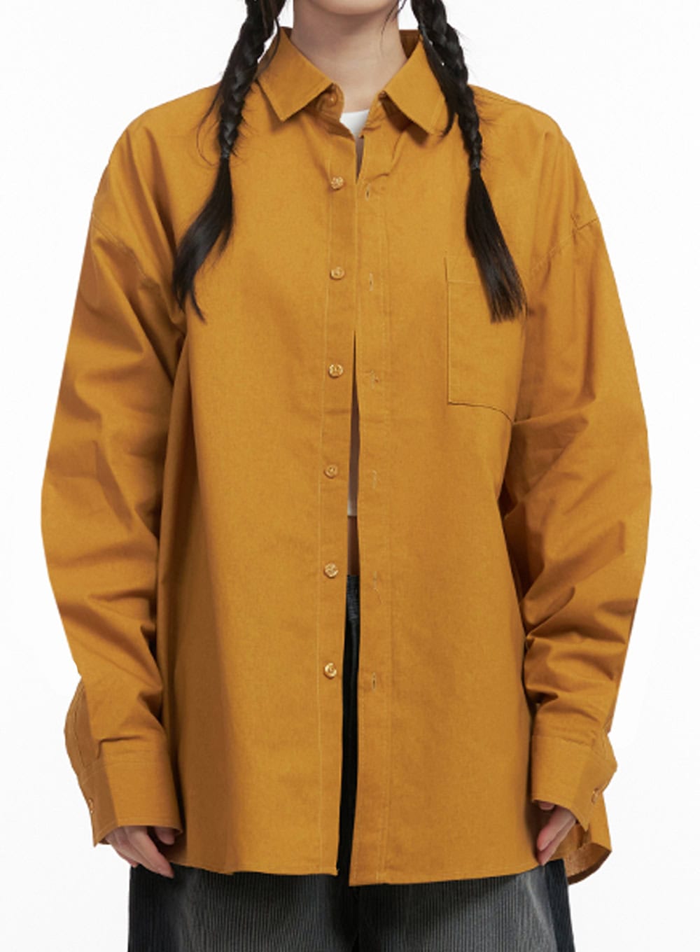 Oversize Collared Shirt ID402