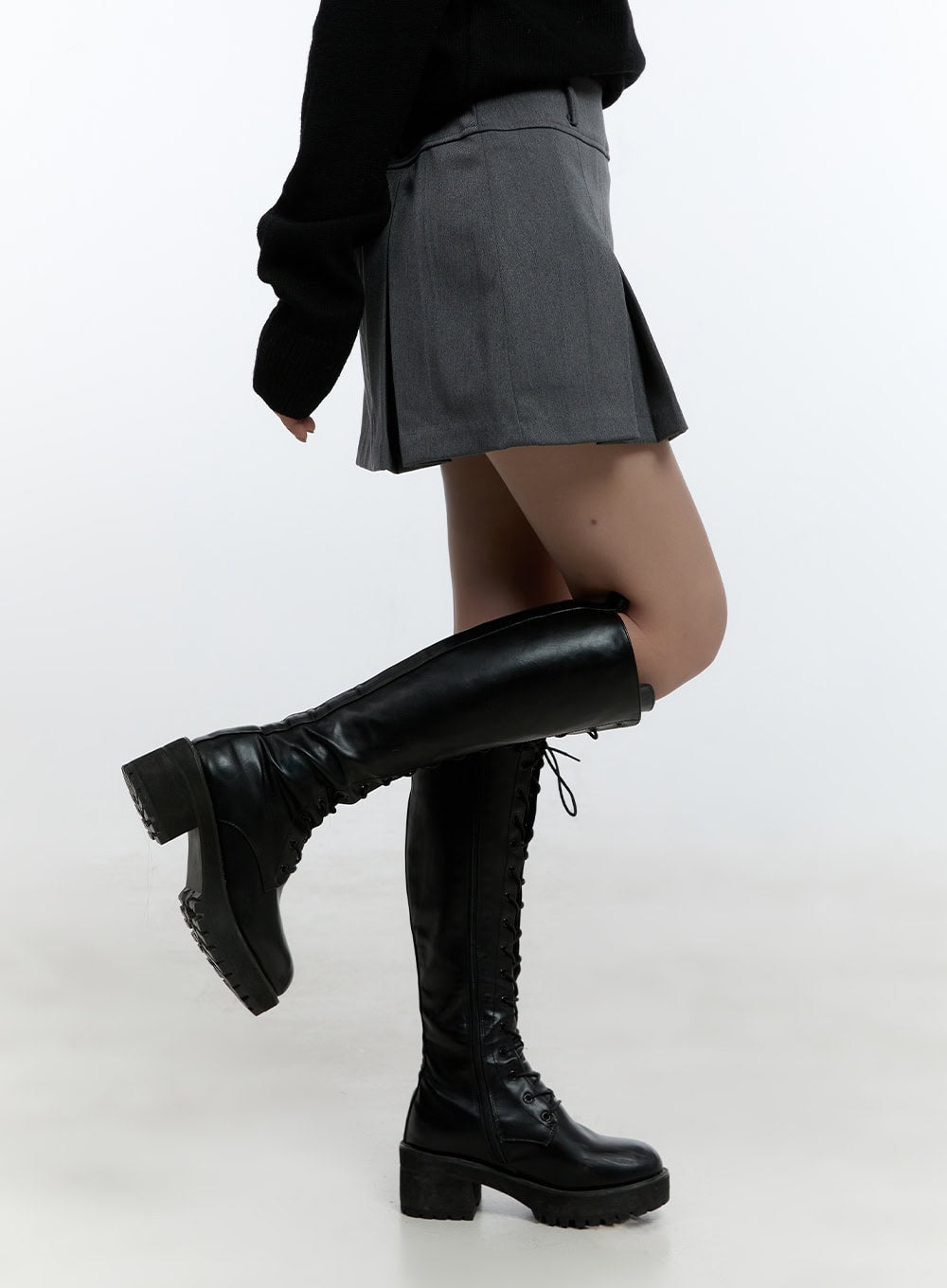 Pleated Mini Skirt CD424