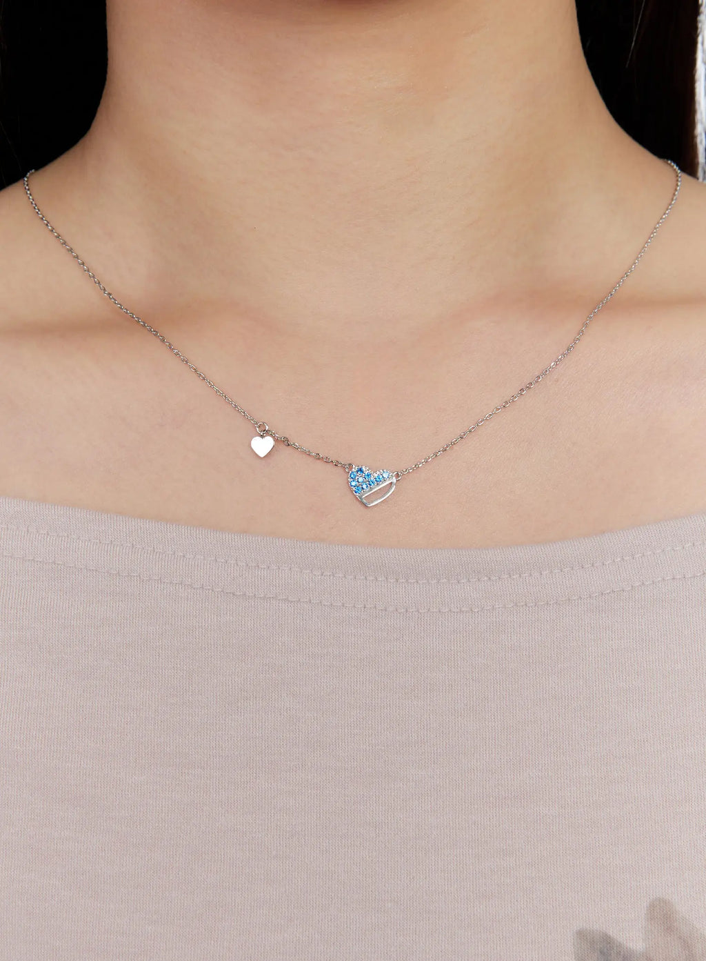 Dangling Cubic Necklace IS517