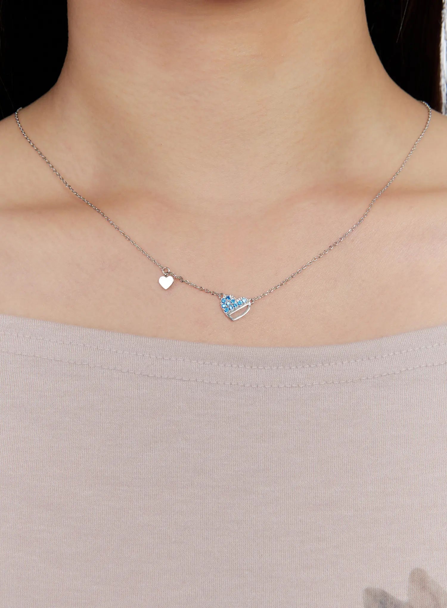 Dangling Cubic Necklace IS517