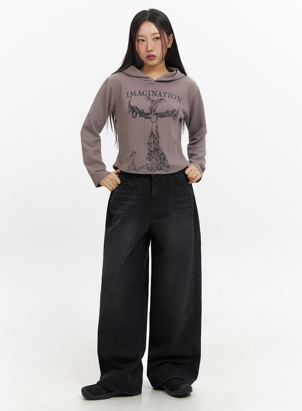 Ashly Wide-Leg Jeans IF511