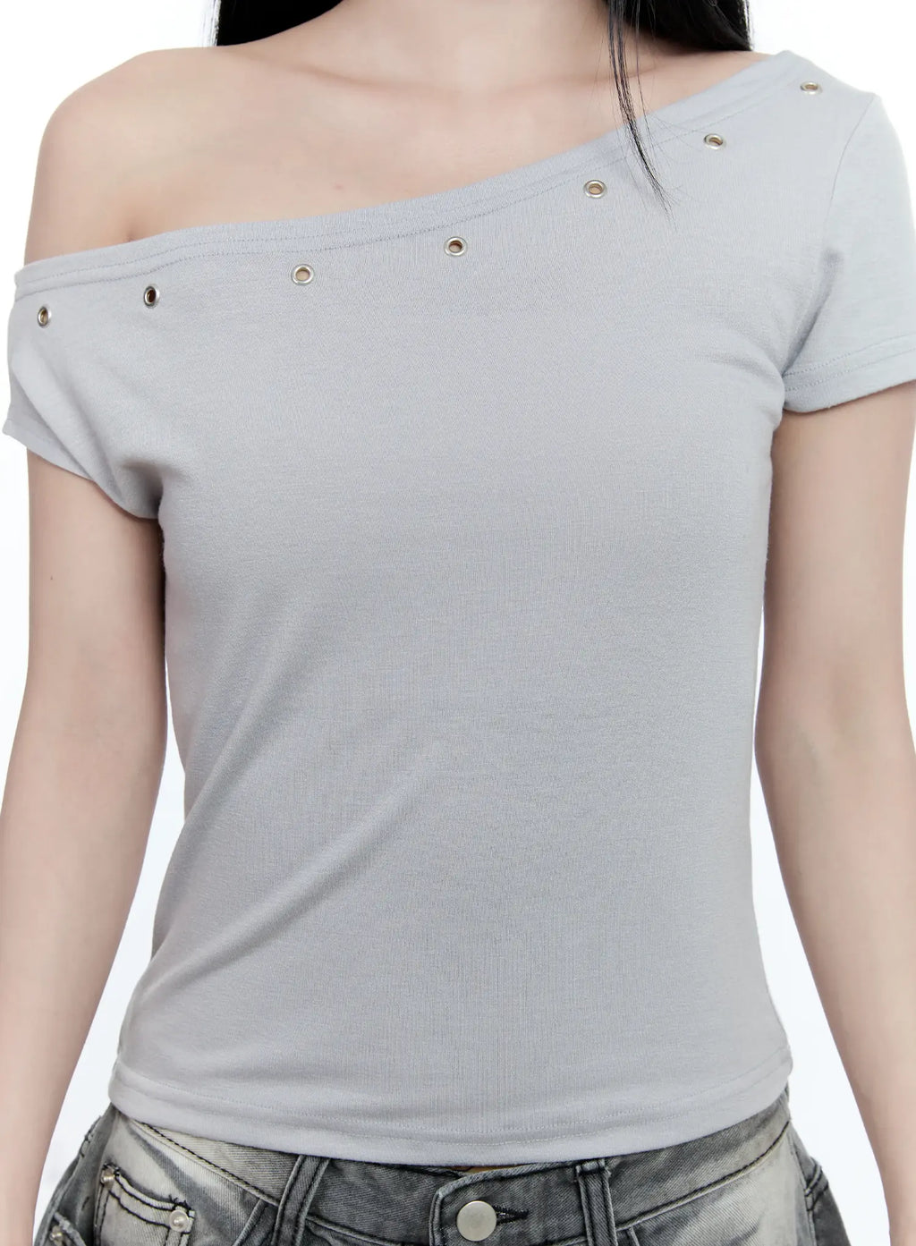 Asymmetric Studded Top CG511