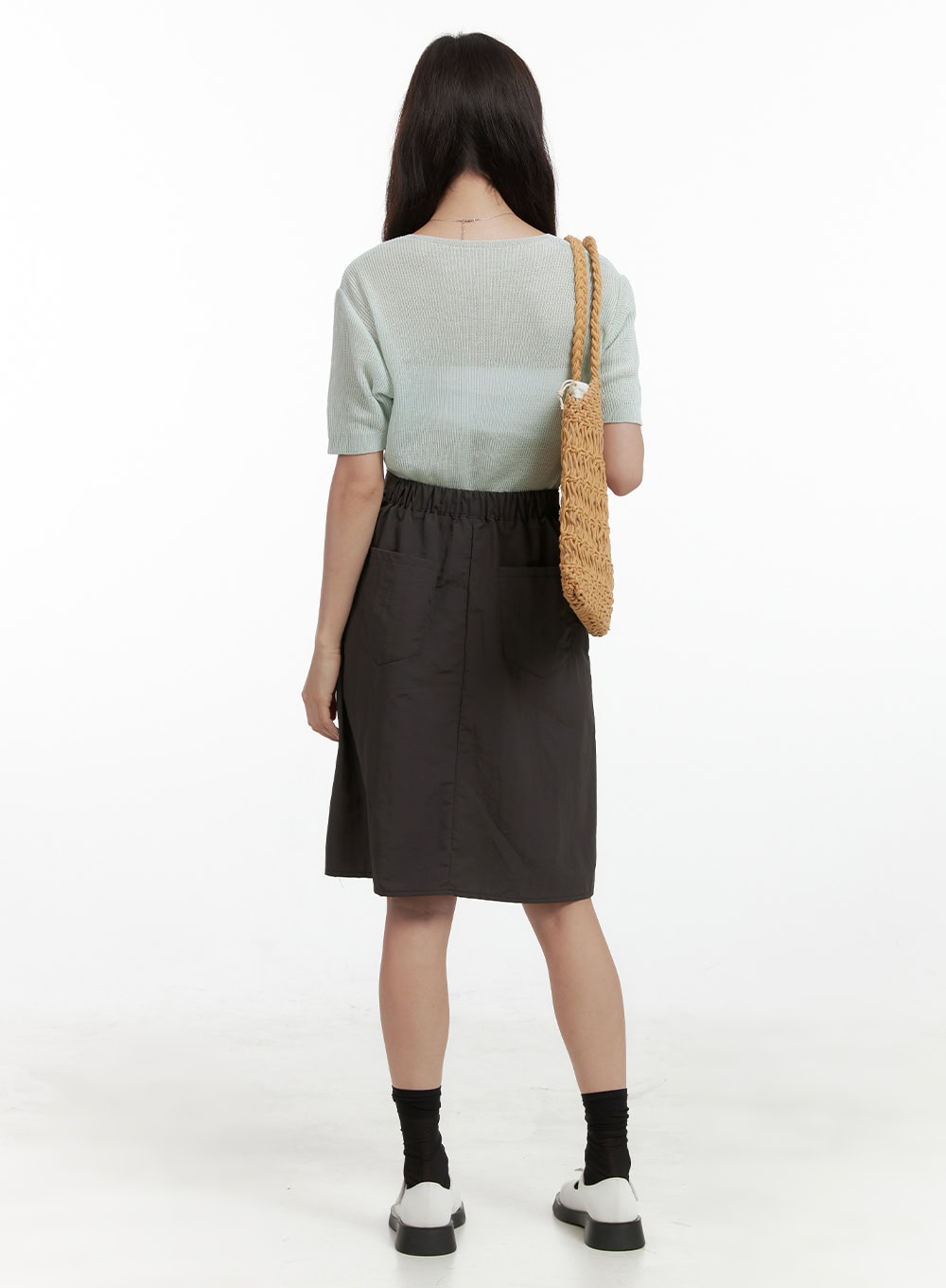 V-Neck Mesh Cardigan OL417