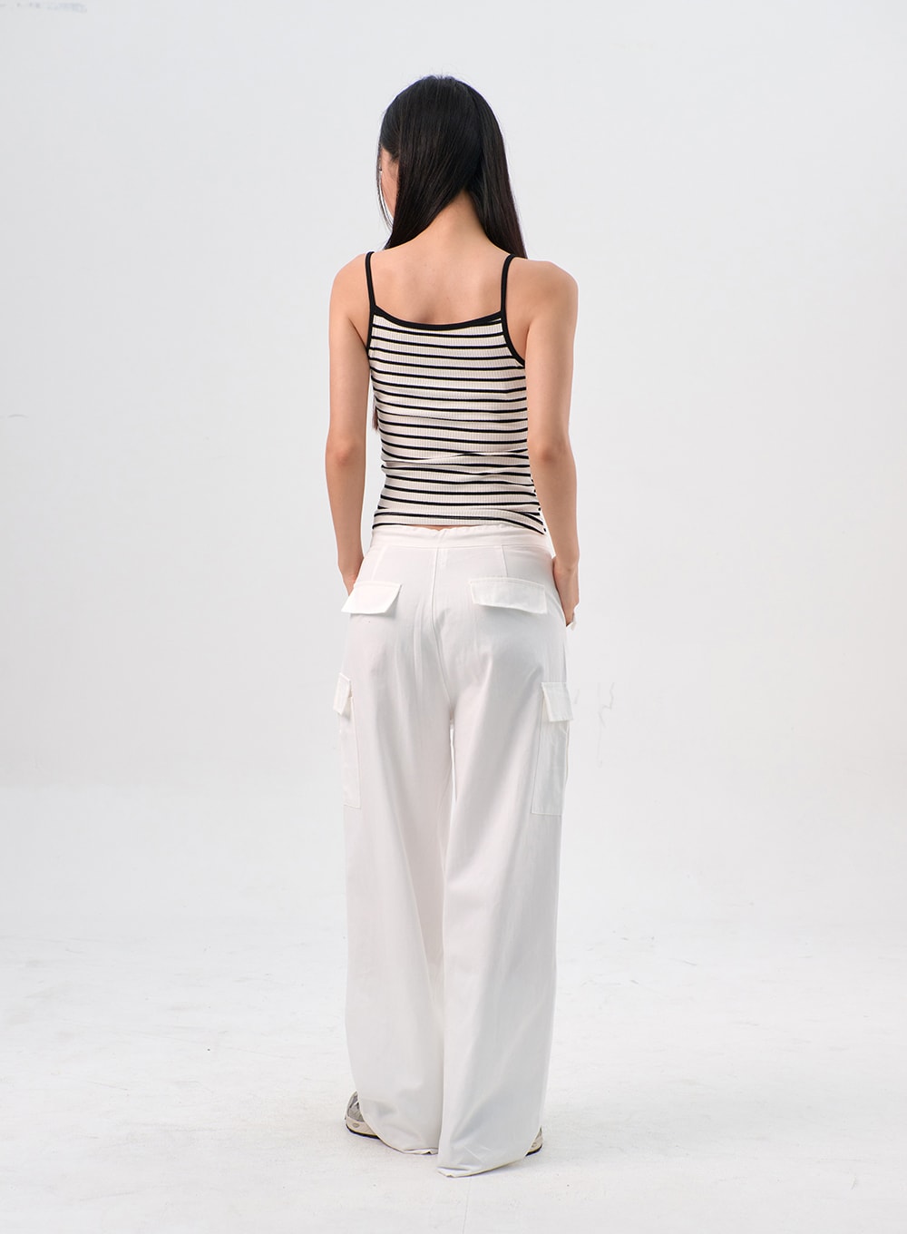 Drawstring Wide Pants IL310