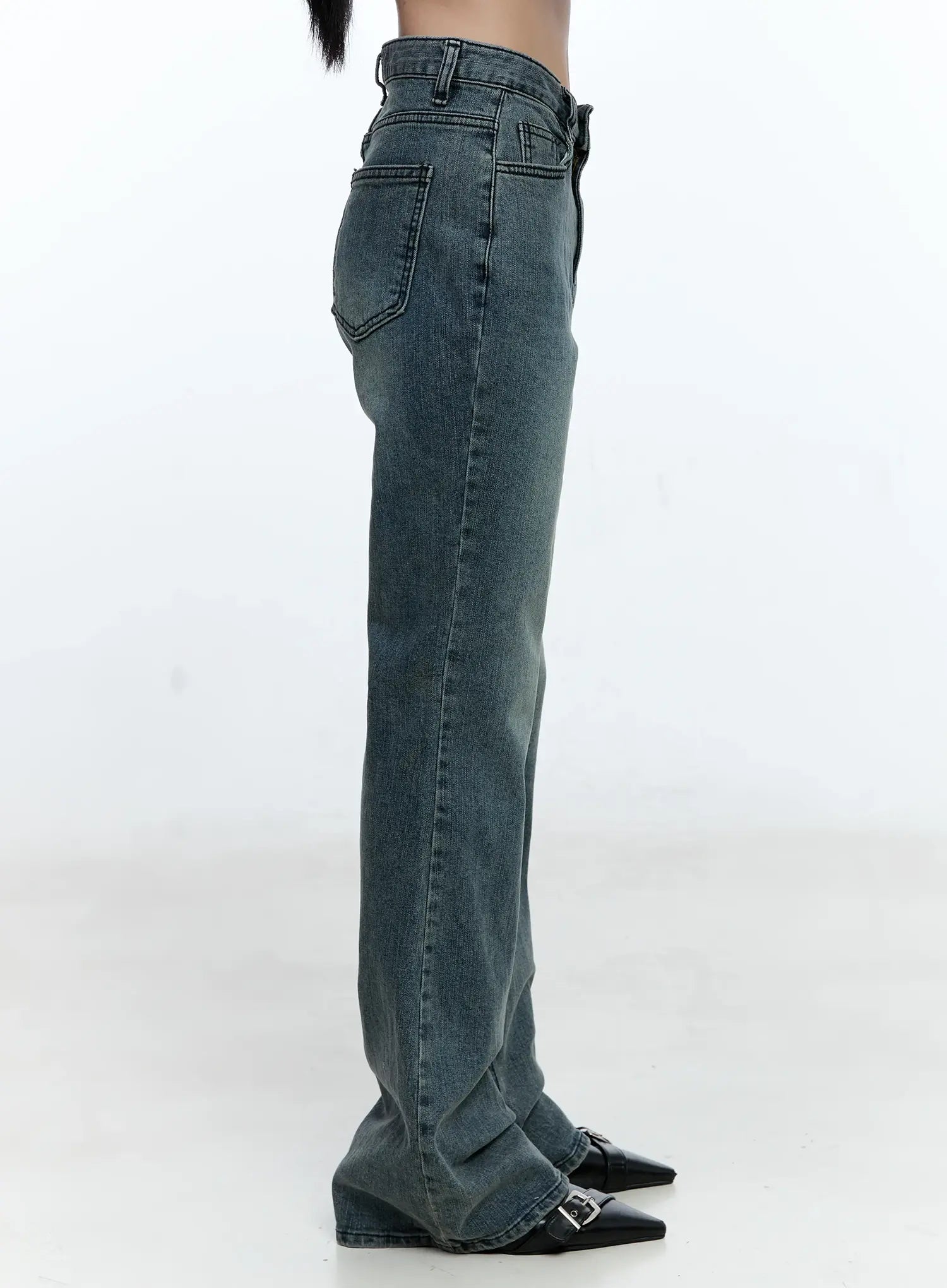 Juliet Washed Flare Denim Jeans CG513