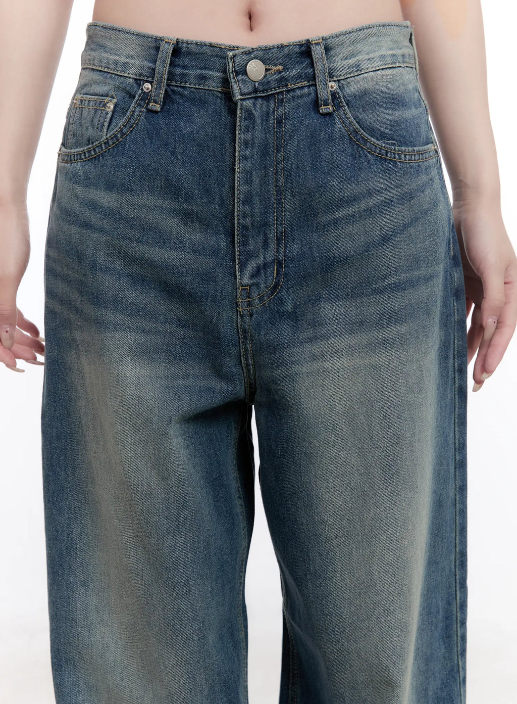 Sien Washed Baggy Jeans CS530