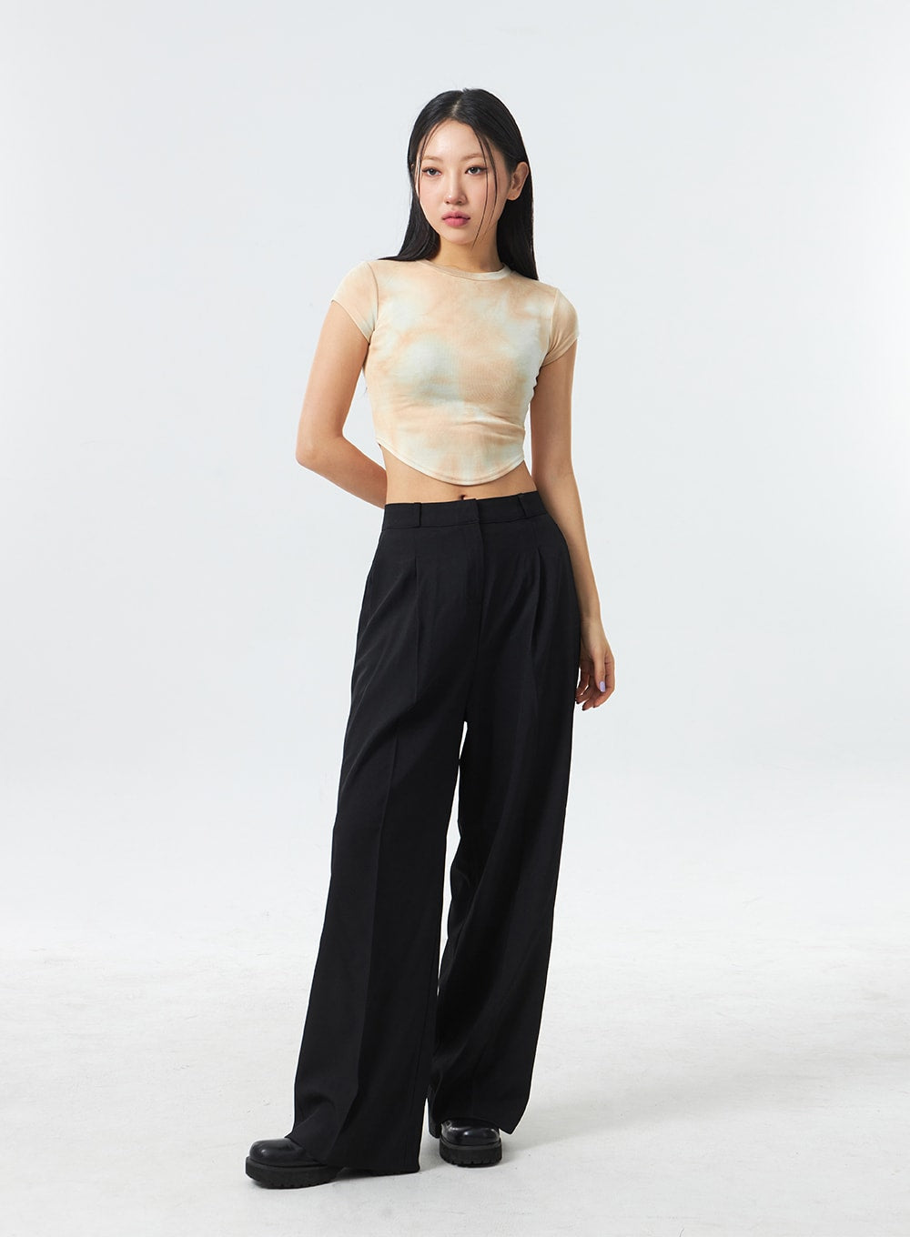 Tie Dye Cropped Tee CM330