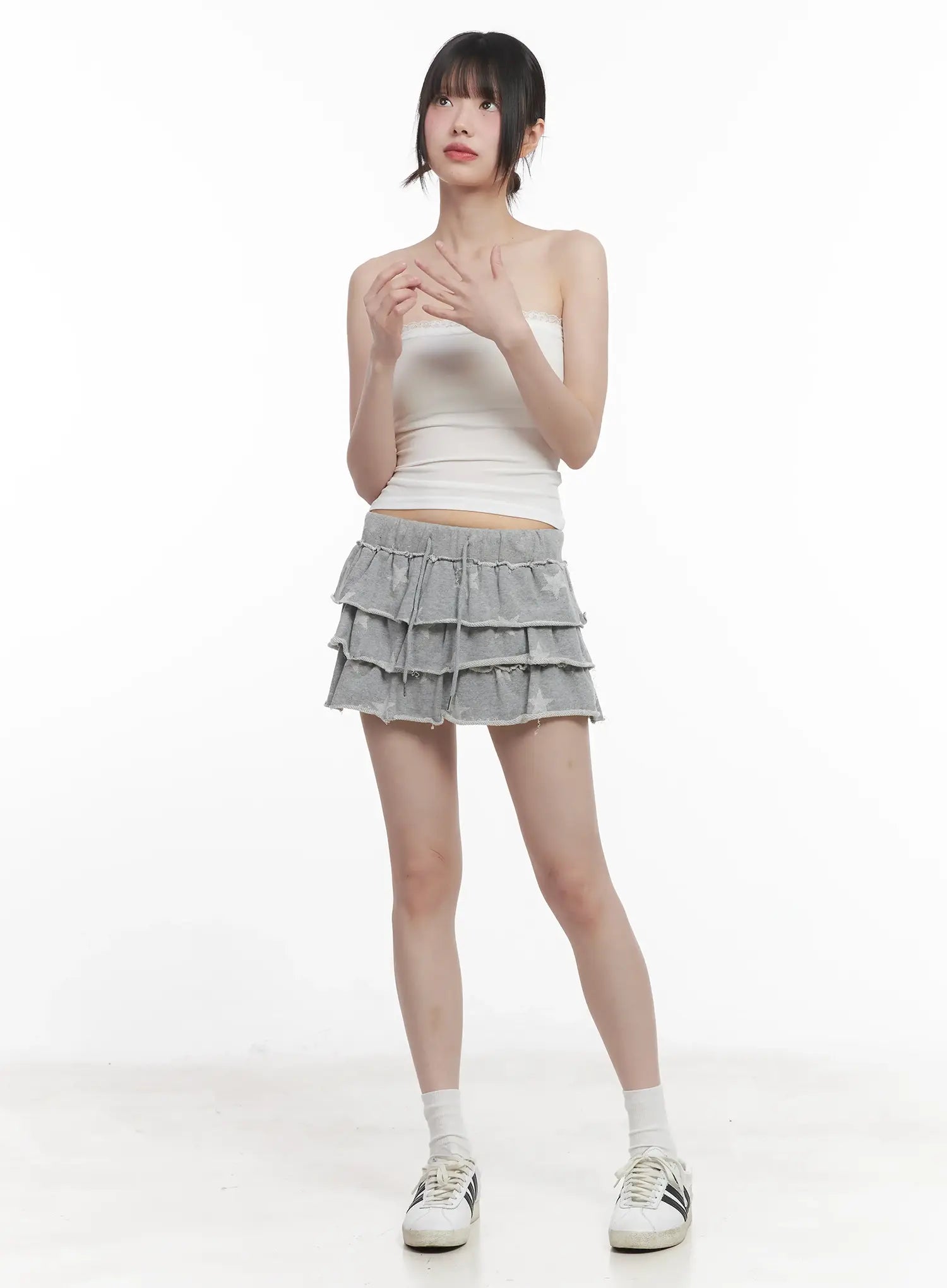 Lace-Trim Tube Top CU518