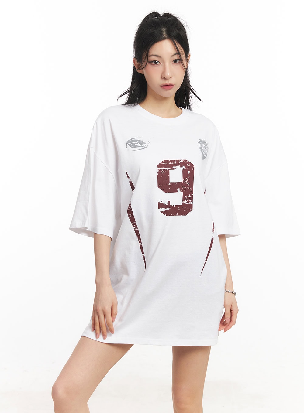 Logo Graphic Oversize T-Shirt CA516