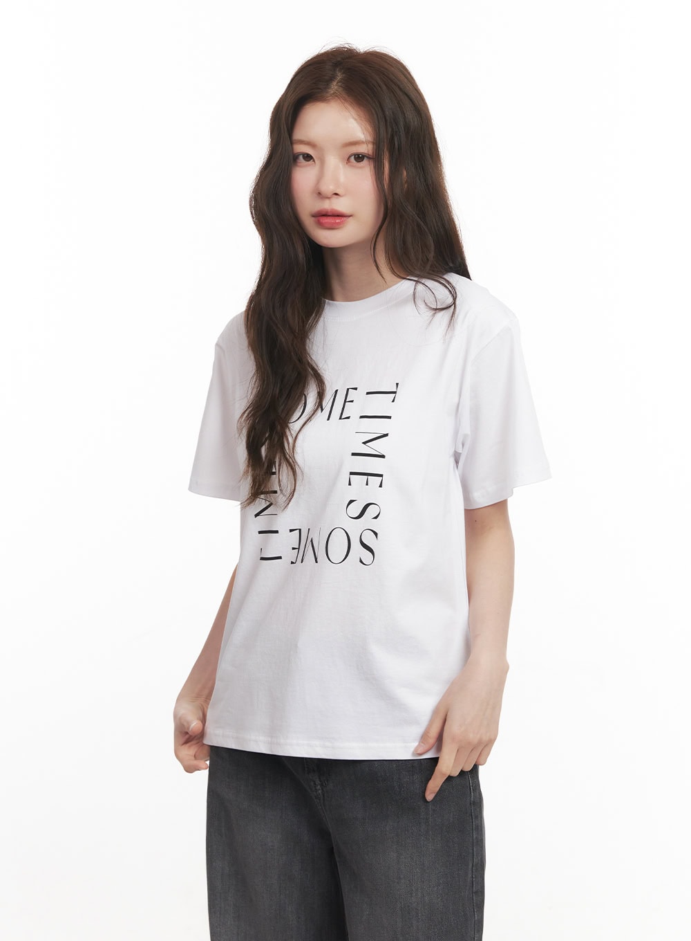 Graphic Crew Neck T-Shirt CA502