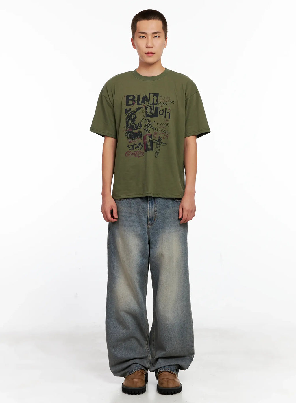 Men's Casual Graphic Tee IG511