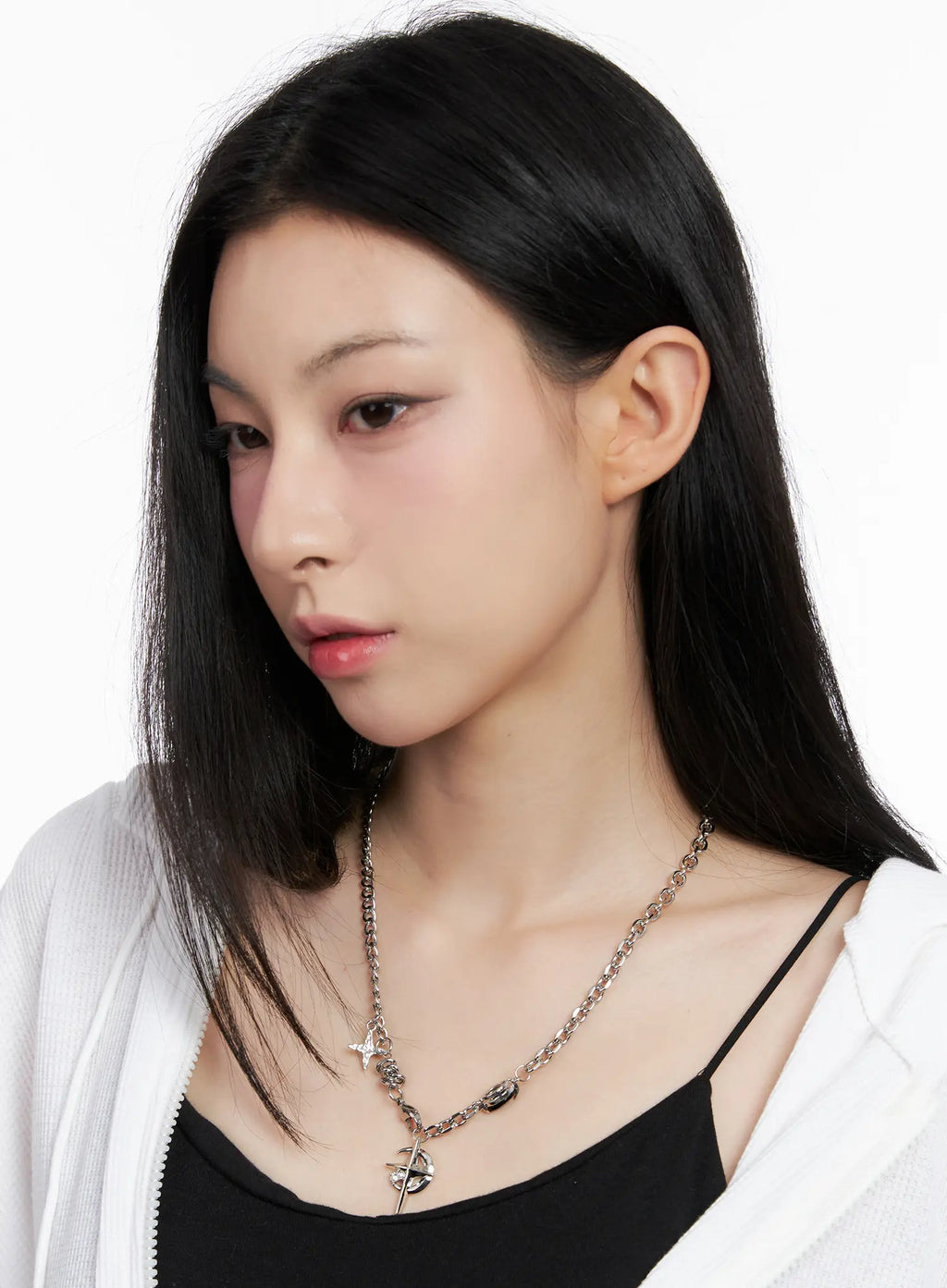 Lunar Charm Chain Necklace CG526