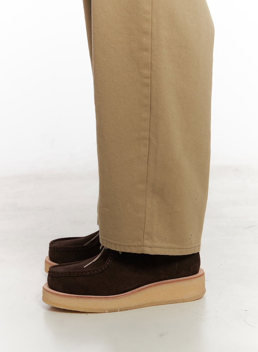 Men's Suede Lace-Up Loafers IM514