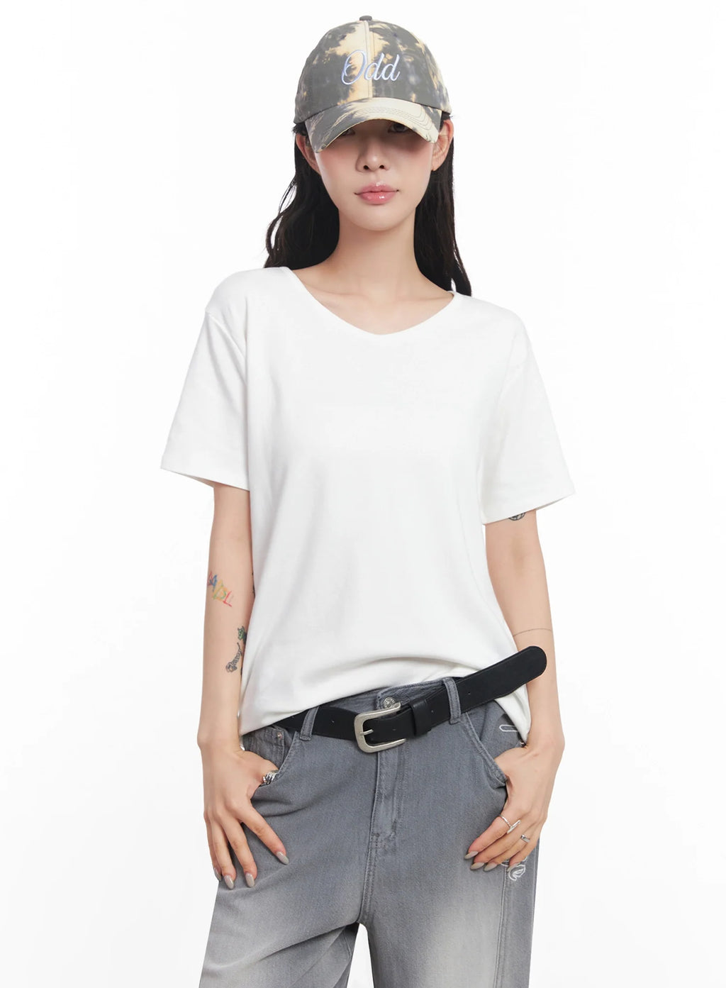 Tie-Dye Embroidered Baseball Cap IC503