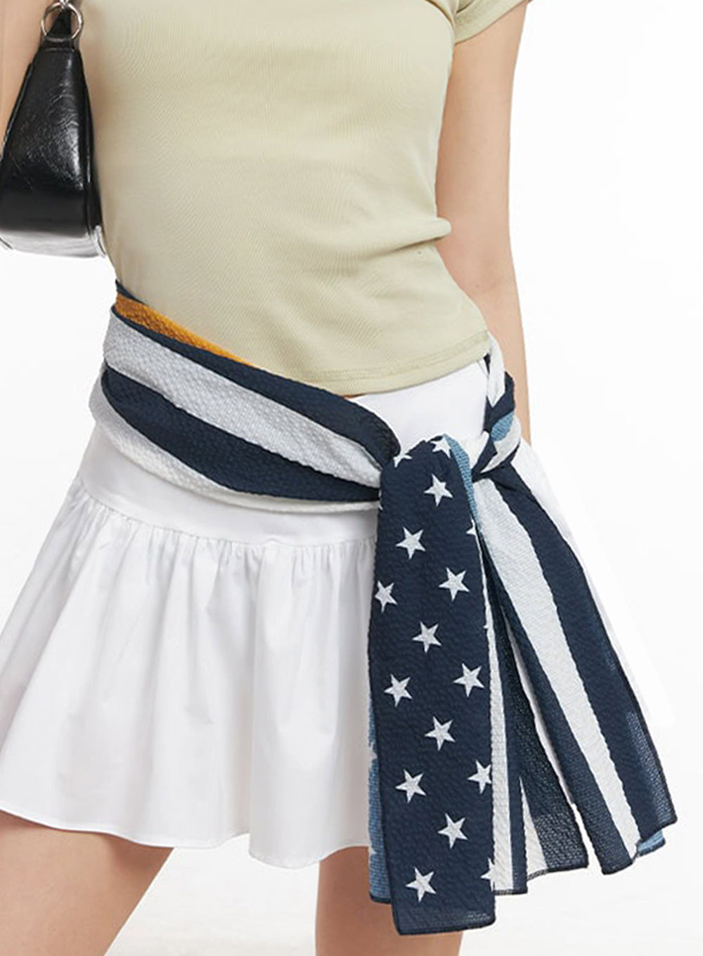 Graphic Chiffon Scarf IU509