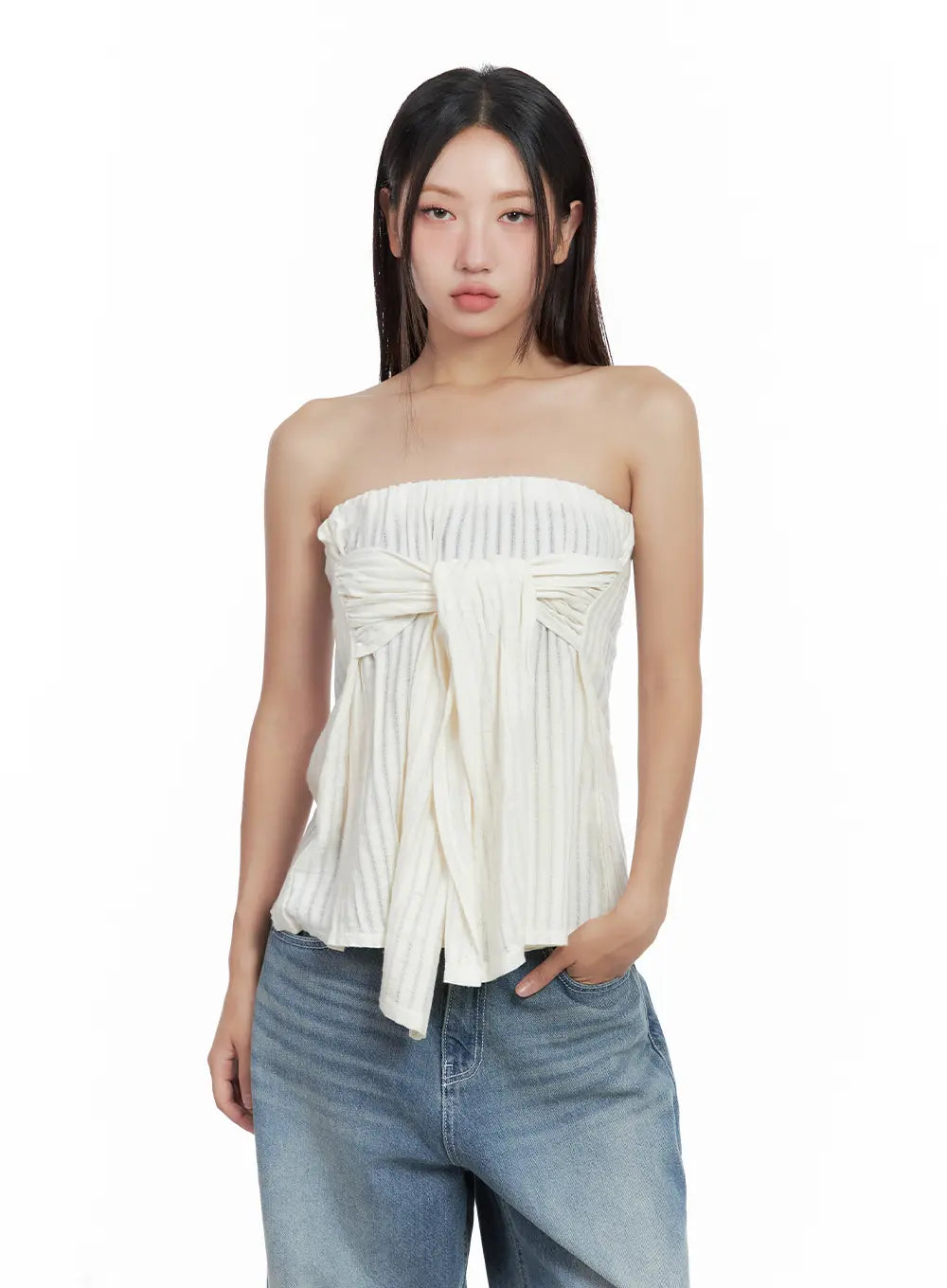 Convertible Bow-Tie Tube Top CL508