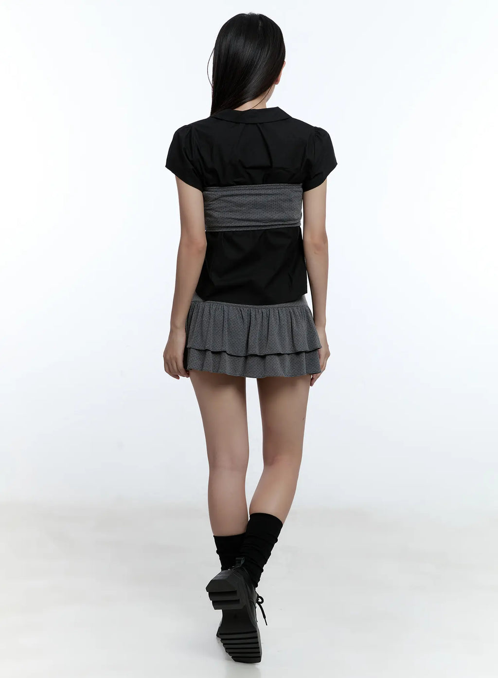 Collared Short-Sleeve Shirt CU527