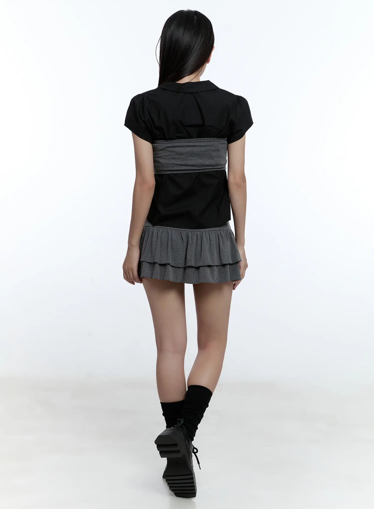 Collared Short-Sleeve Shirt CU527