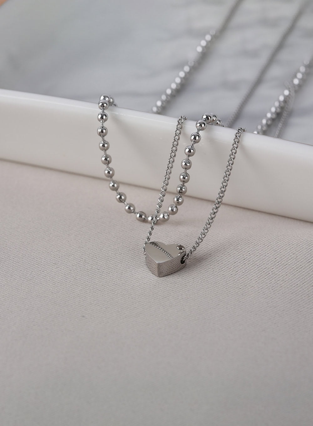 Square Heart Necklace IL403