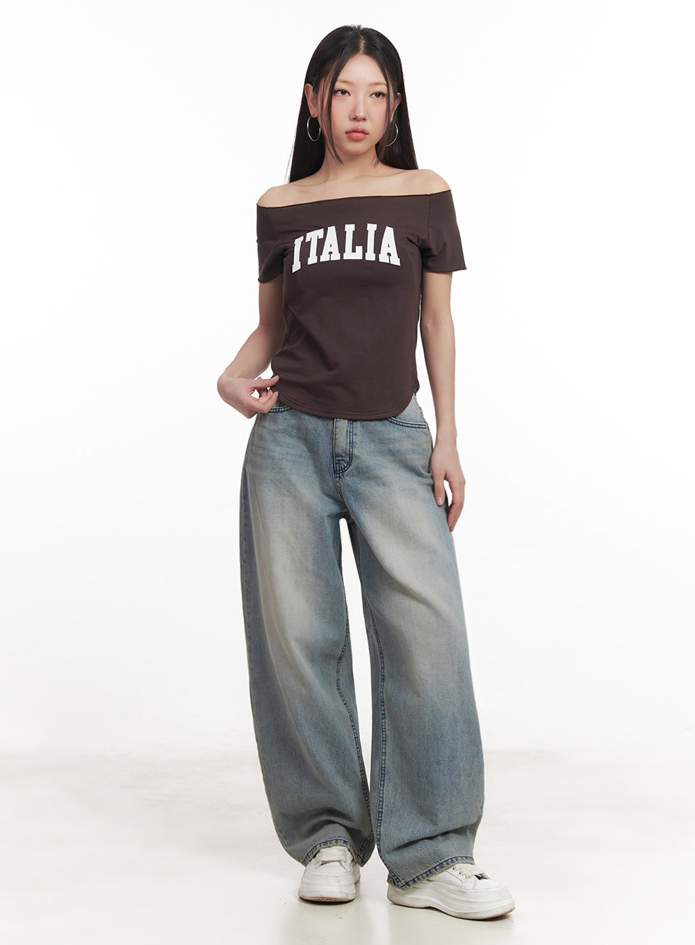 Casey Washed Baggy Jeans IM528