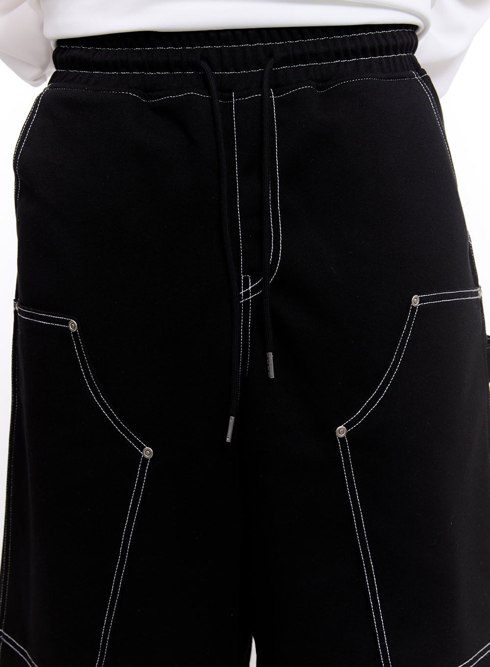 Men's Stitched Carpenter Wide-Leg Jorts IM512