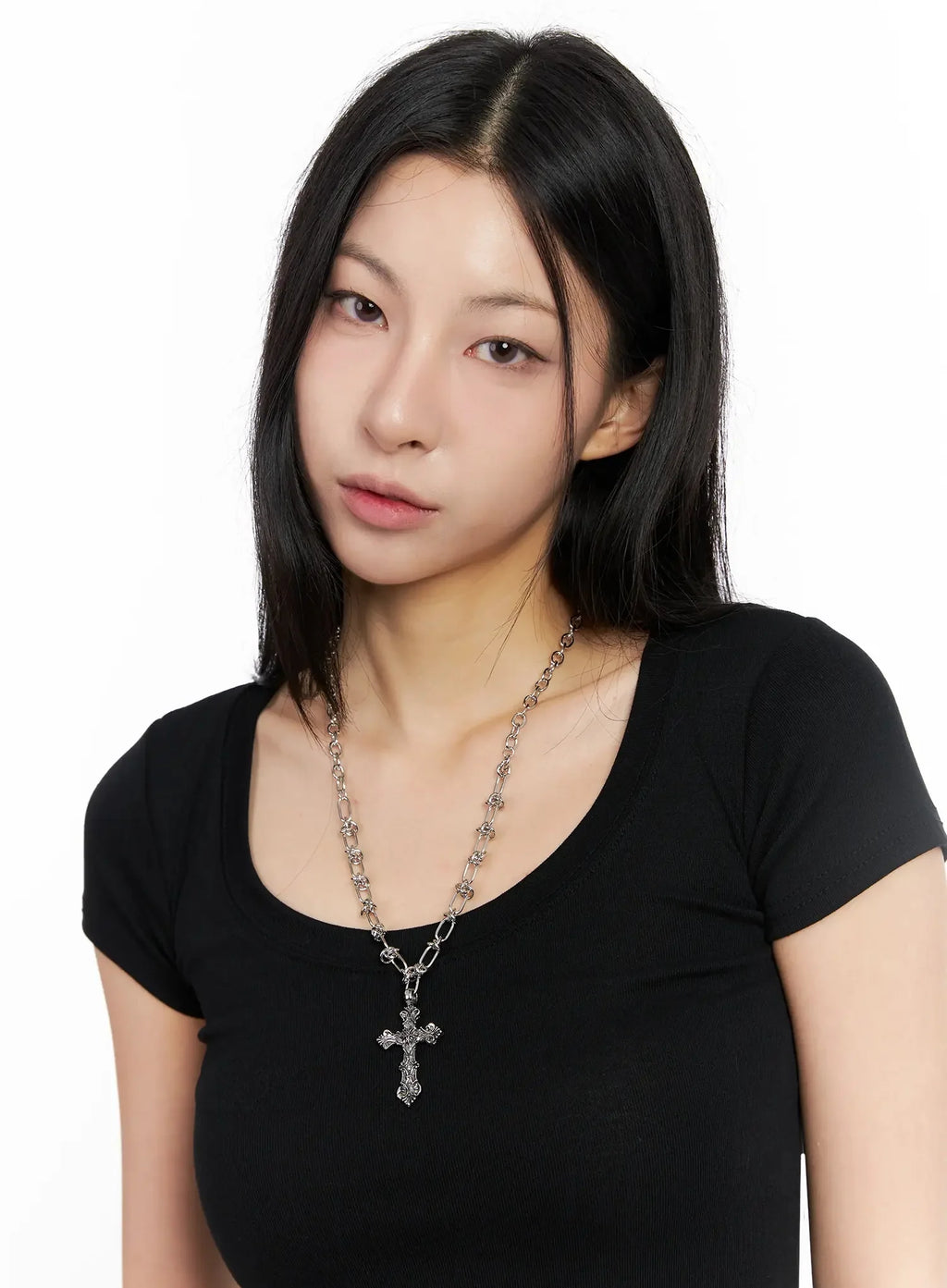 Unisex Cross-Chain Necklace IG512