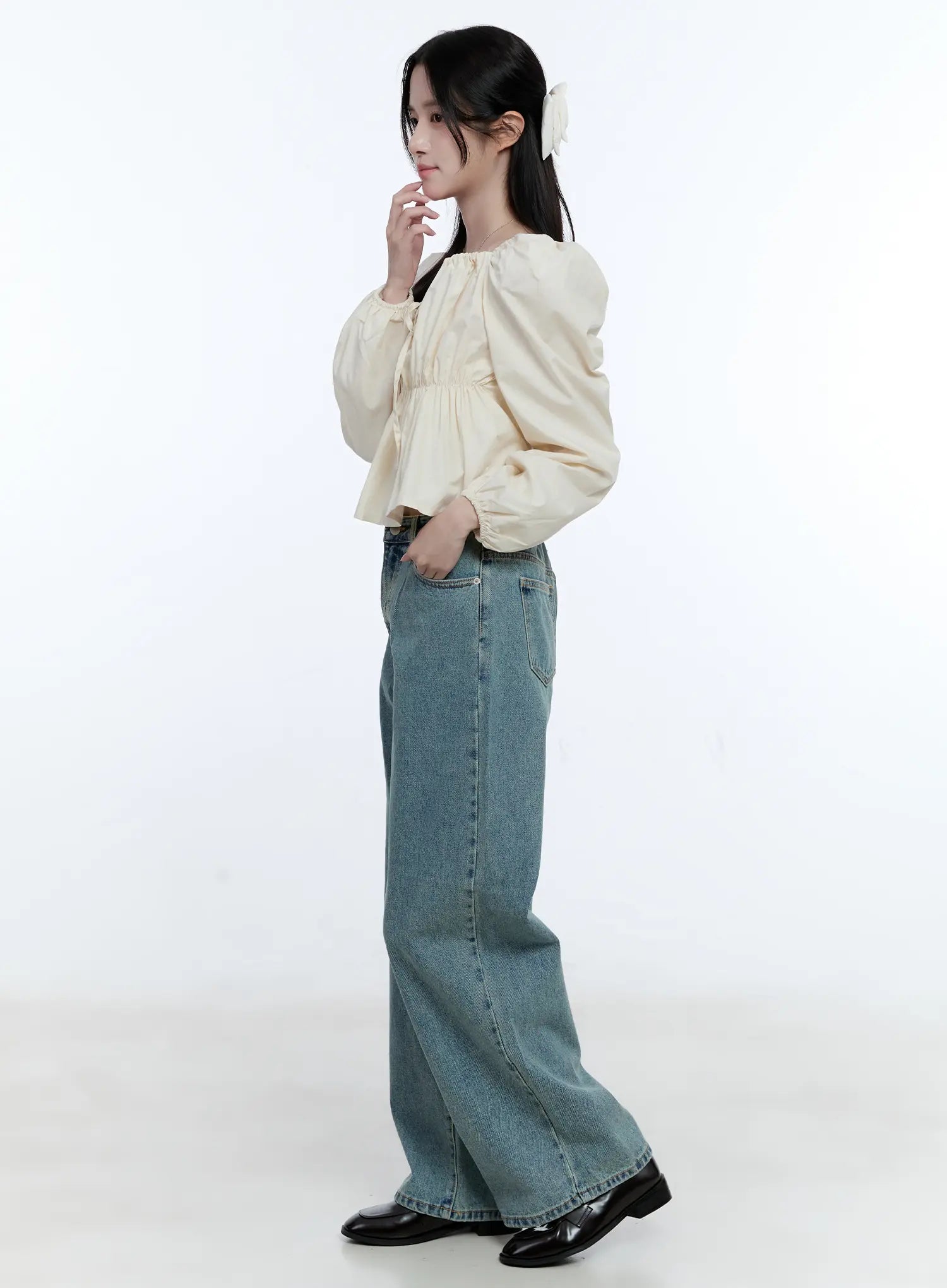 Lina Wide-Leg Jeans CG513