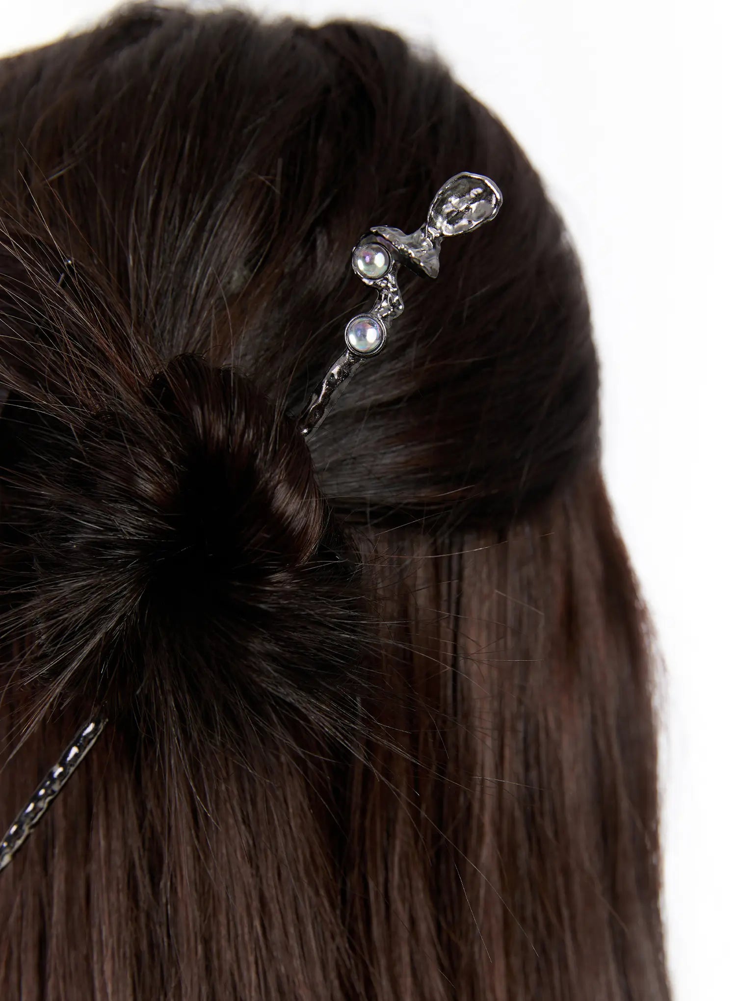 Vintage Black Cubic Hair Stick CO501