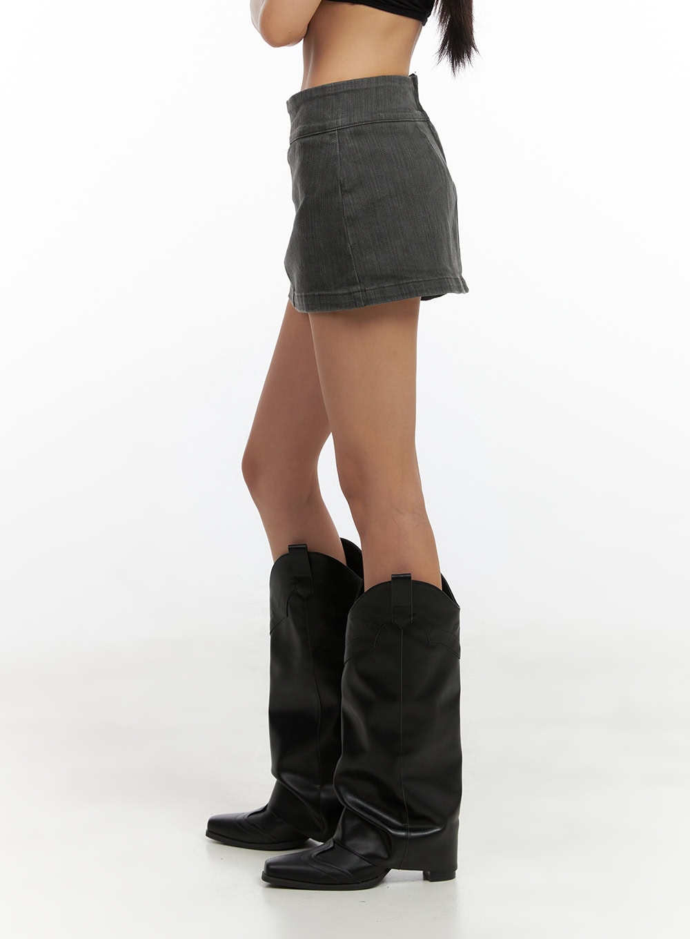 Pigmented Mini Skirt-Pants CO424