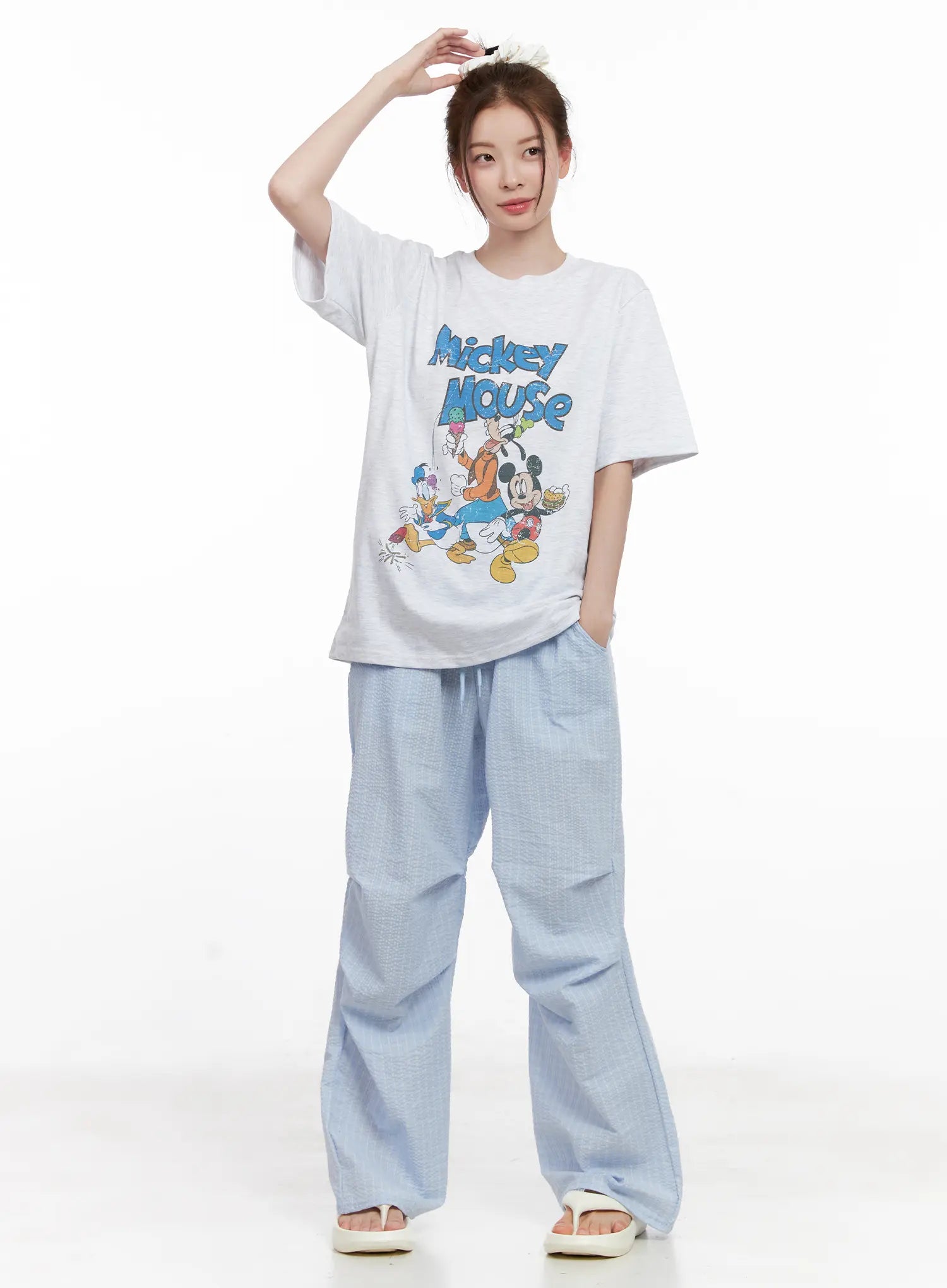 Oversized Cartoon Graphic Tee CL524