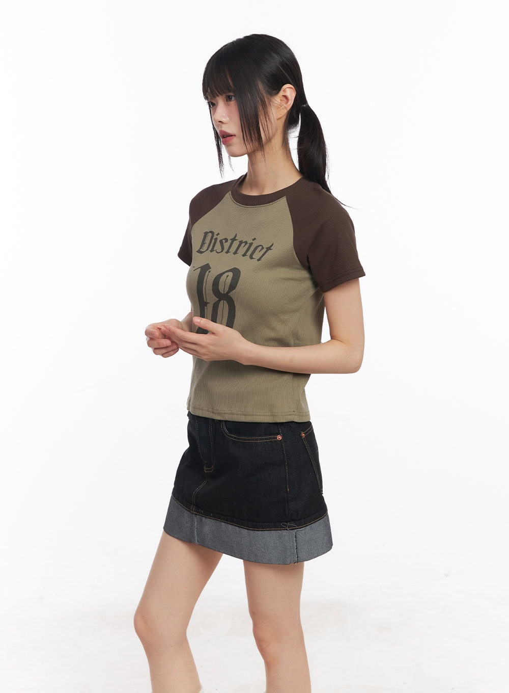 Raglan Graphic Slim-Fit Tee CY514