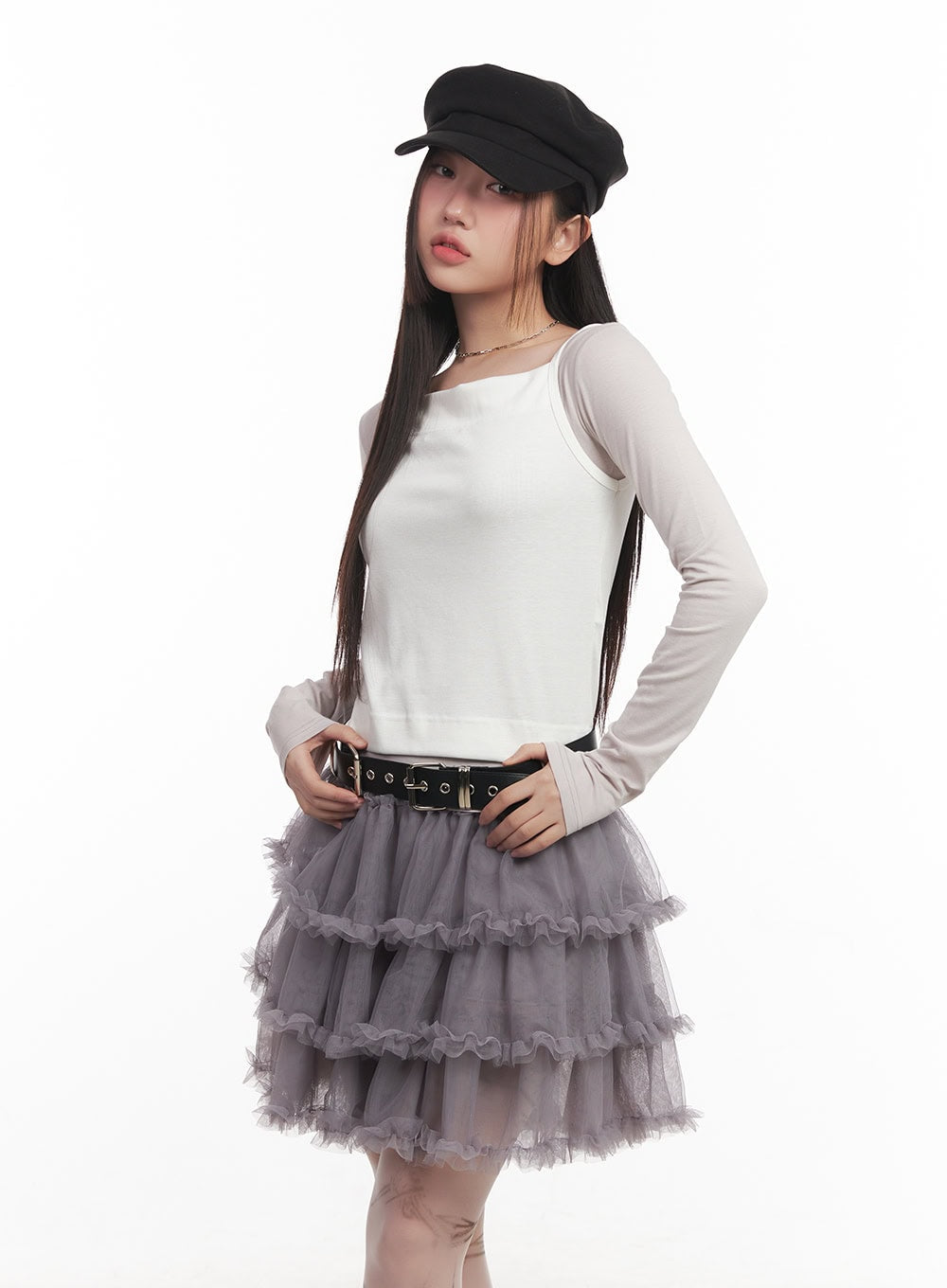 Sleeveless Boat Neck Crop Top CM528