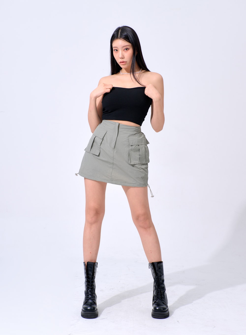 Heart Neck Tube Top IA327