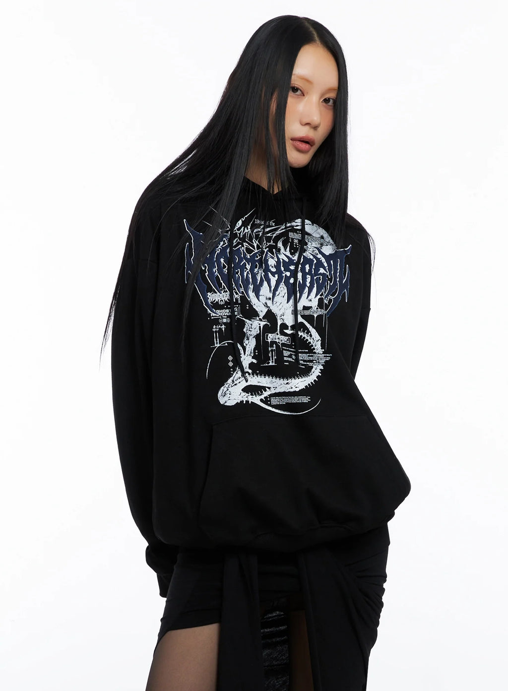 Oversized Graphic Hoodie CO516