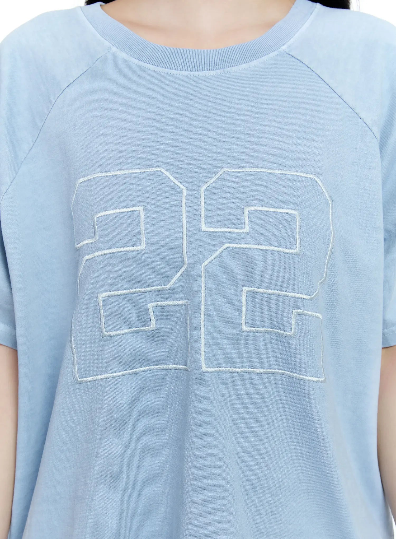 Casual Raglan Cropped Tee CG513