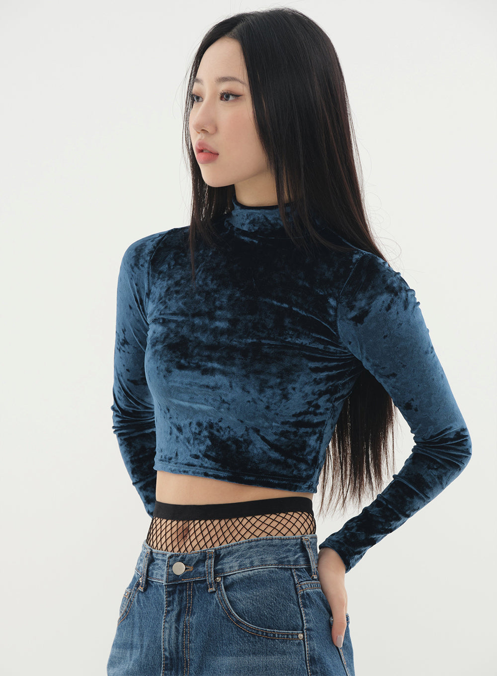 Velvet Short Sleeve Top #Lewkin Original Kpop #1216K171