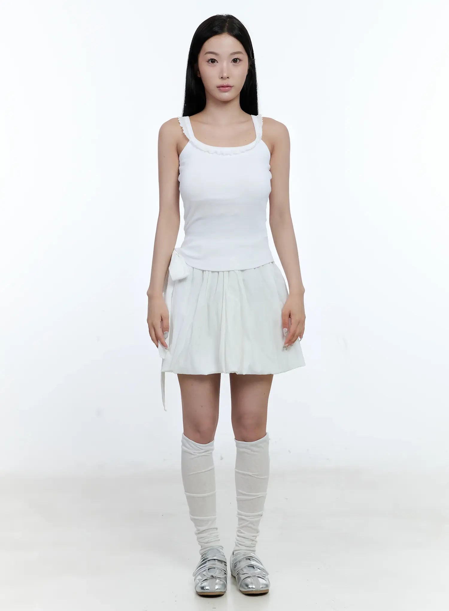 Wrap-Style Balloon Skirt CL530