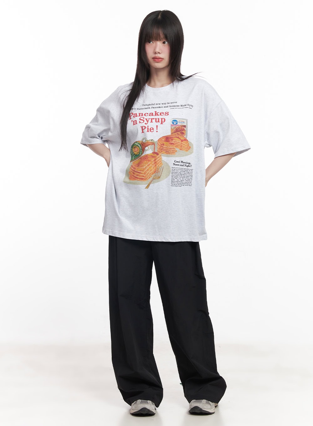 Breakfast Mood Oversized Tee CY521