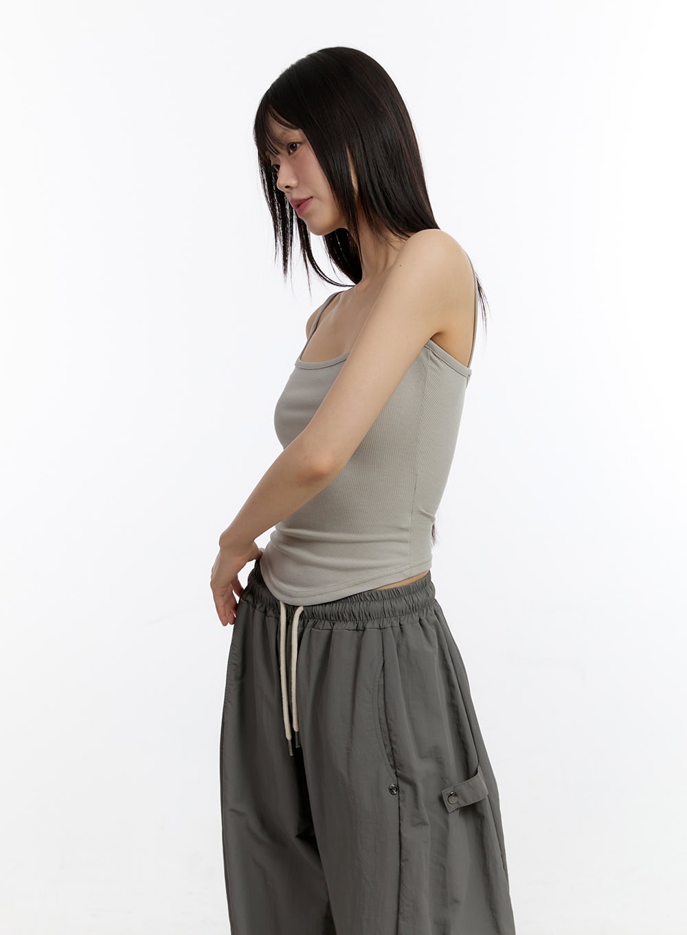 Essential Square-Neck Cami Crop Top CA509